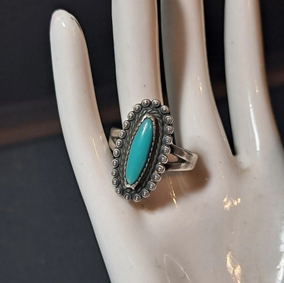 Bell Trading Post Jewelry - Vintage Bell Trading Post Turquoise Ring 6.25
